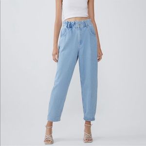 Zara paperbag Jeans